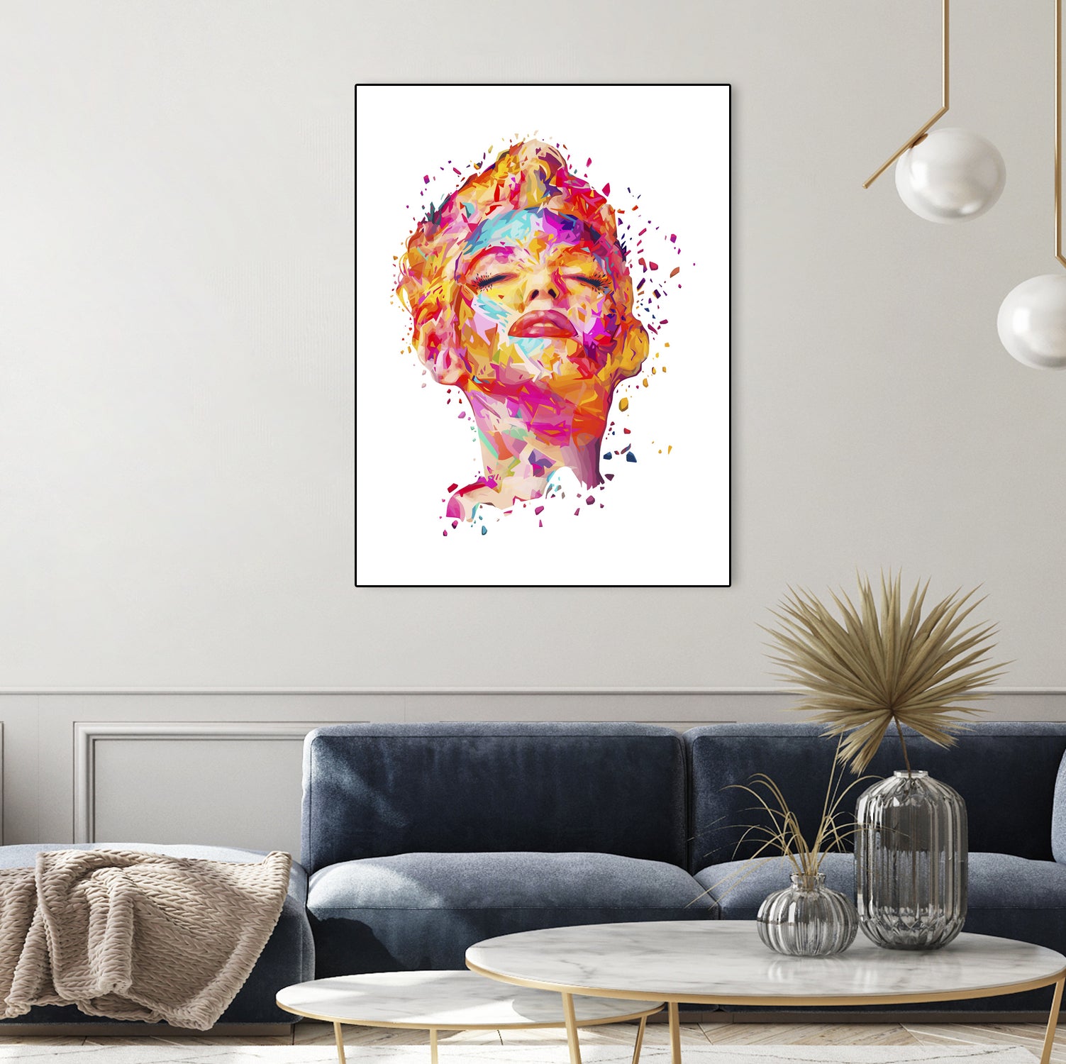 Marilyn White by Alessandro Pautasso on GIANT ART - white digital painting