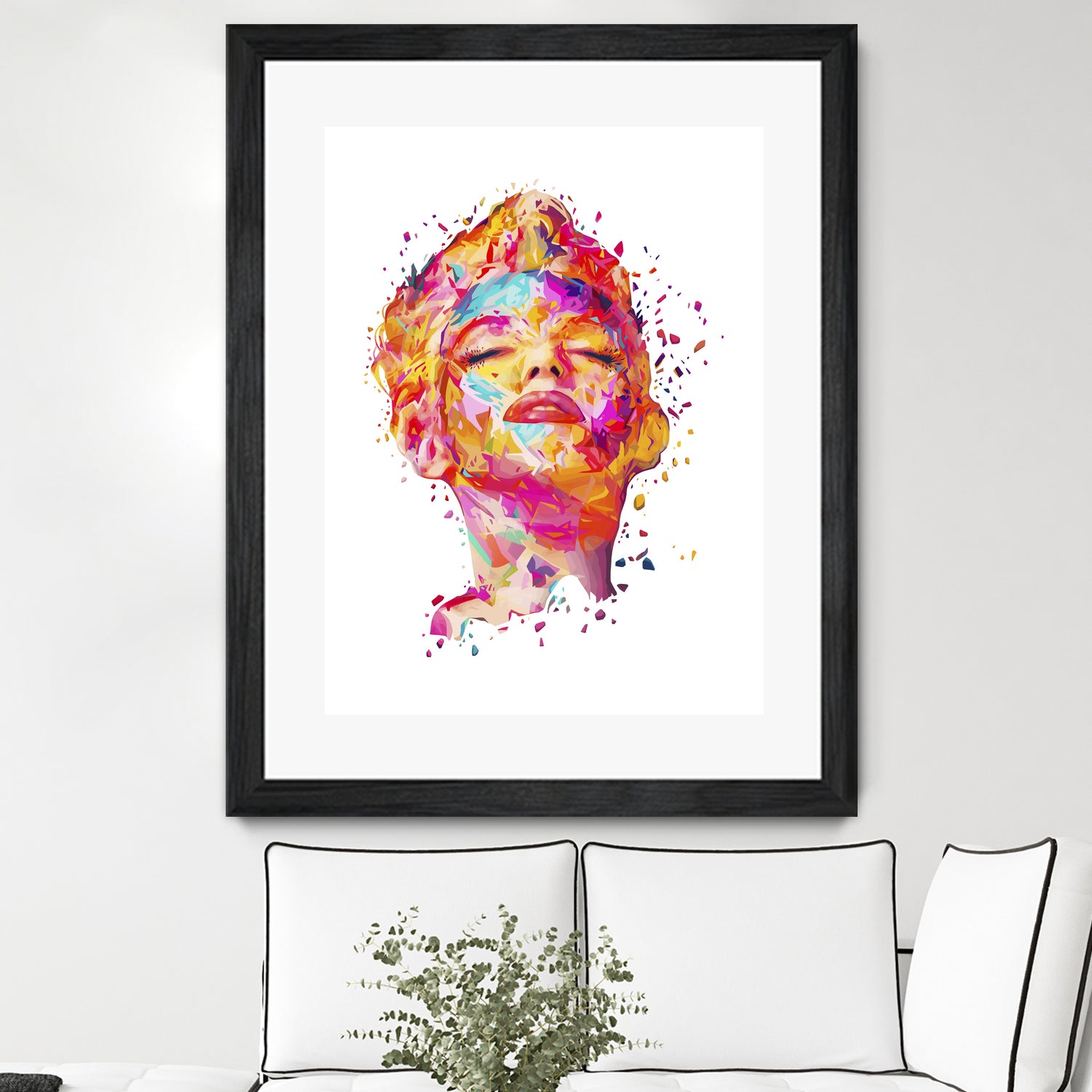 Marilyn White by Alessandro Pautasso on GIANT ART - white digital painting