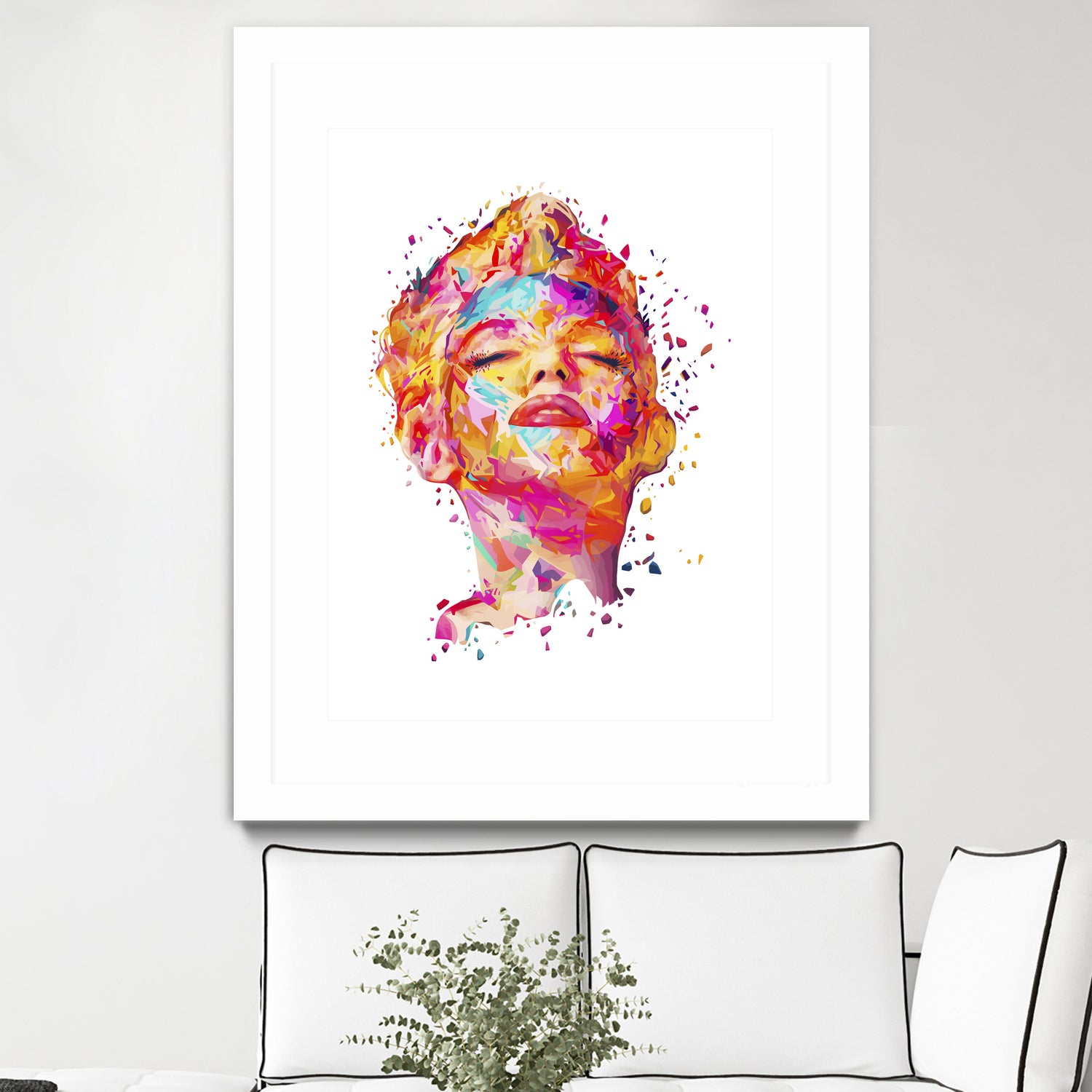 Marilyn White by Alessandro Pautasso on GIANT ART - white digital painting