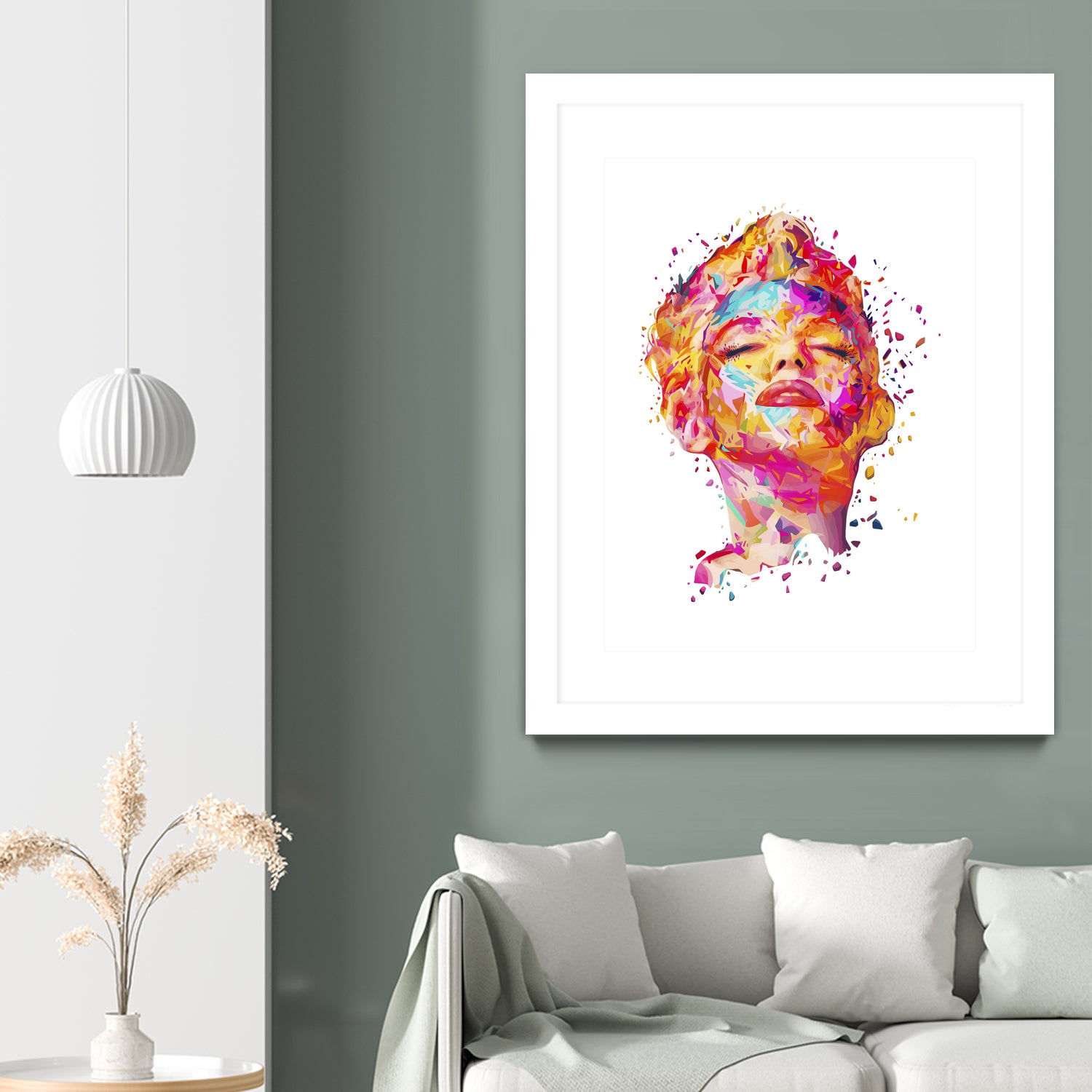 Marilyn White by Alessandro Pautasso on GIANT ART - white digital painting