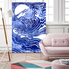 Churn The Deep by Stevyn Llewellyn on GIANT ART - blue mixed media