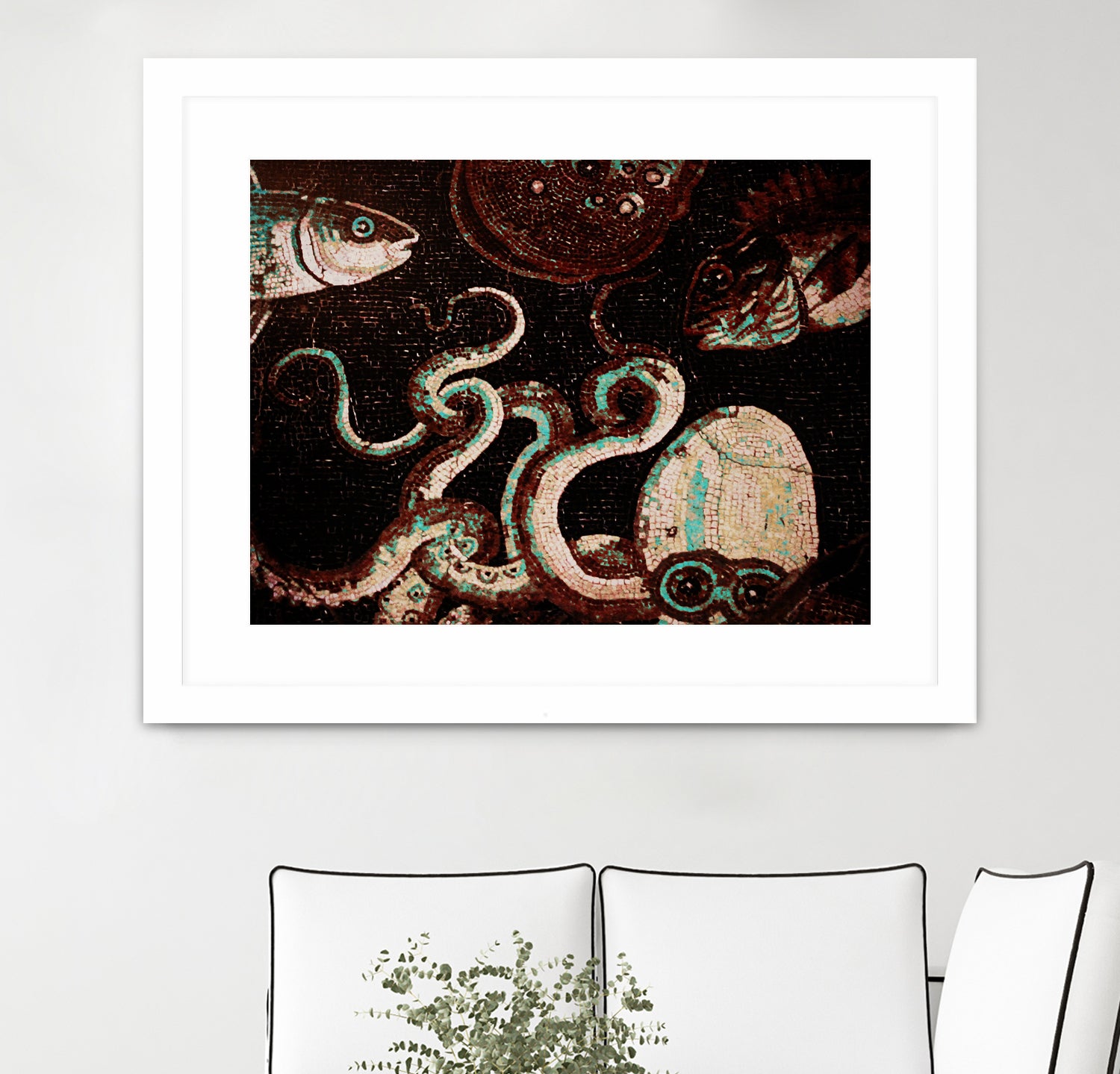 Old Time Octopus by Sharon Coty on GIANT ART - brown photo manipulation