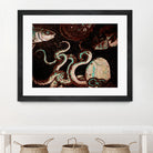 Old Time Octopus by Sharon Coty on GIANT ART - brown photo manipulation