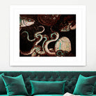 Old Time Octopus by Sharon Coty on GIANT ART - brown photo manipulation