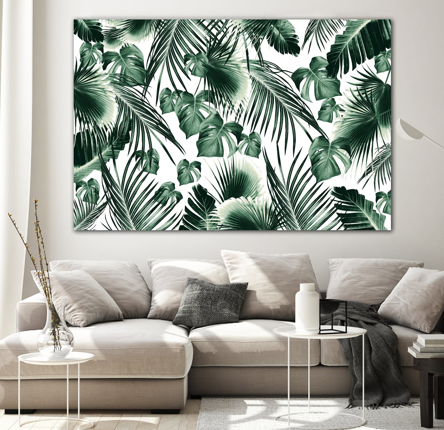 Tropical Jungle Leaves 7  by Anitas Bellas Art on GIANT ART - green botanical leaves