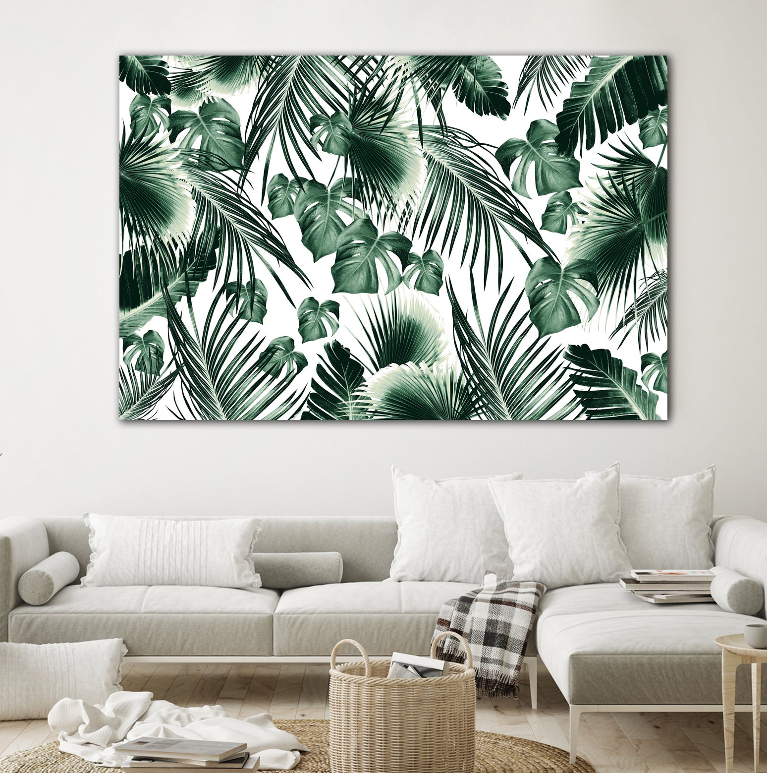 Tropical Jungle Leaves 7  by Anitas Bellas Art on GIANT ART - green botanical leaves