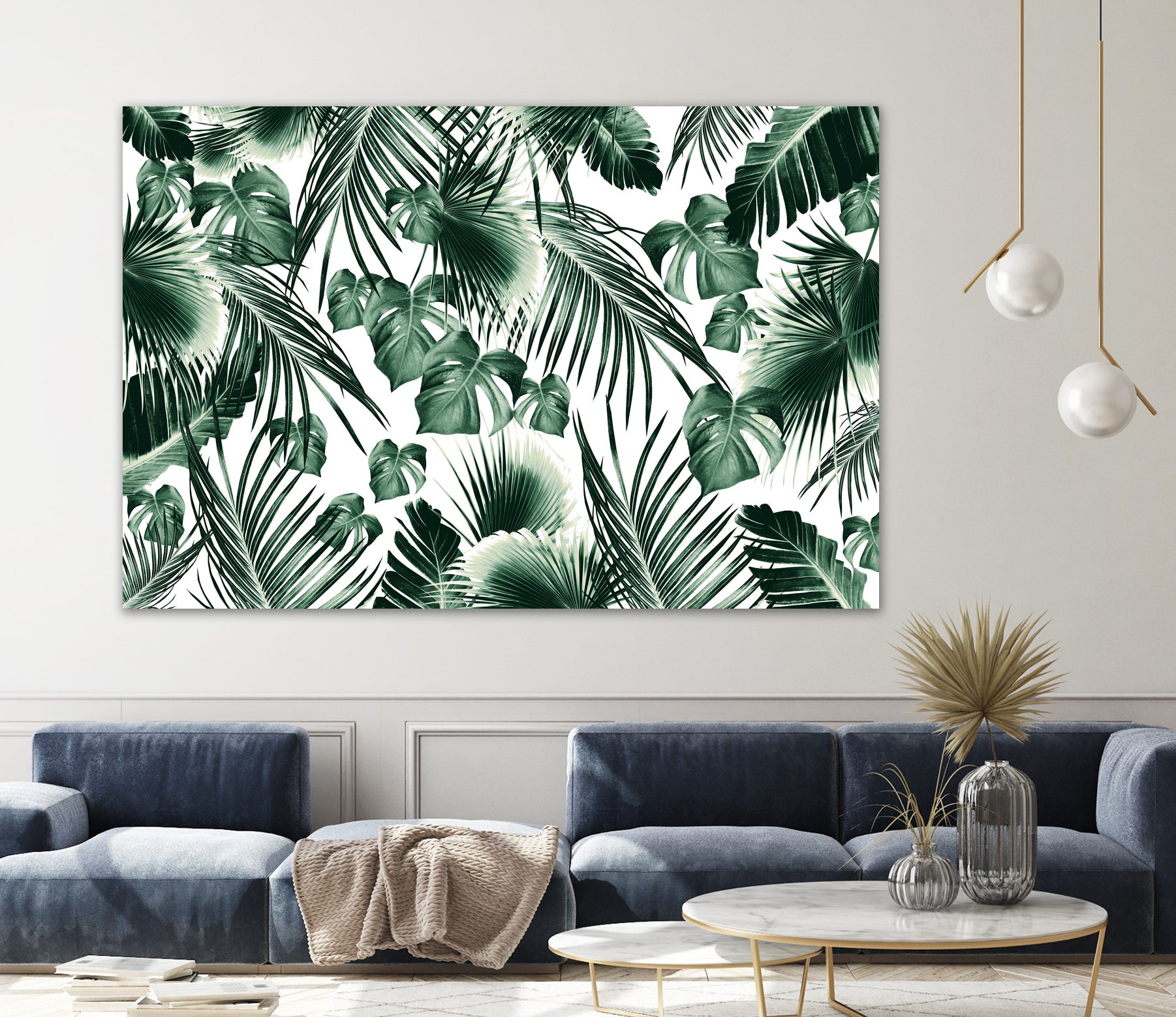 Tropical Jungle Leaves 7  by Anitas Bellas Art on GIANT ART - green botanical leaves