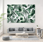 Tropical Jungle Leaves 7  by Anitas Bellas Art on GIANT ART - green botanical leaves