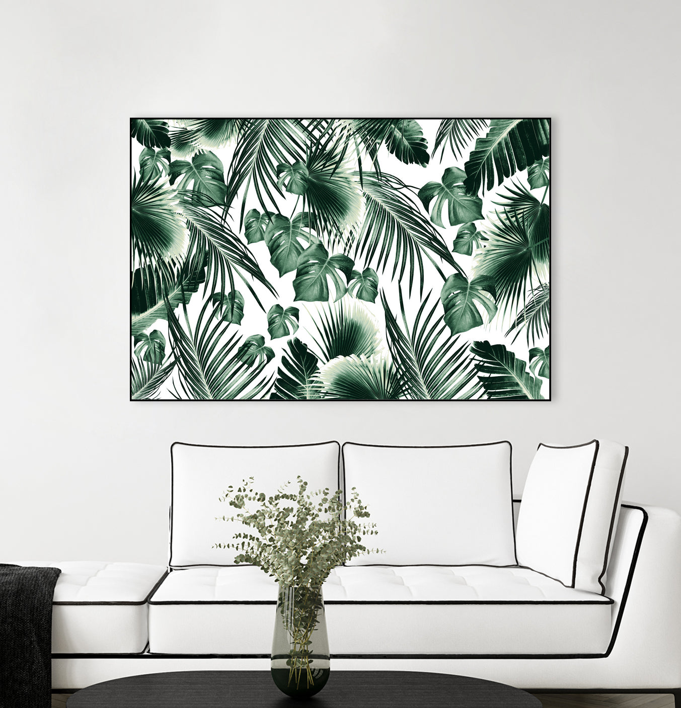 Tropical Jungle Leaves 7  by Anitas Bellas Art on GIANT ART - green botanical leaves