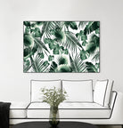 Tropical Jungle Leaves 7  by Anitas Bellas Art on GIANT ART - green botanical leaves