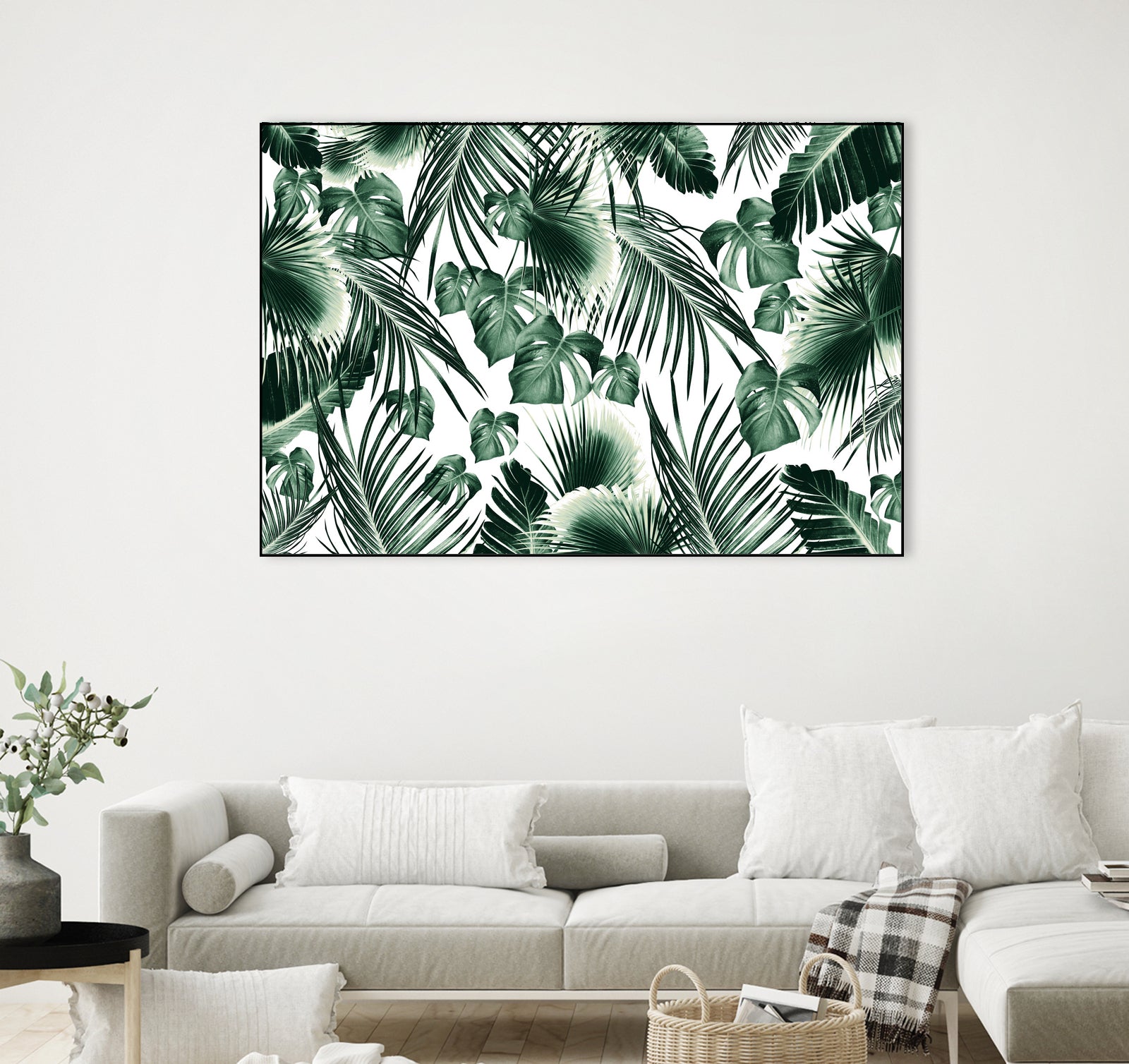 Tropical Jungle Leaves 7  by Anitas Bellas Art on GIANT ART - green botanical leaves