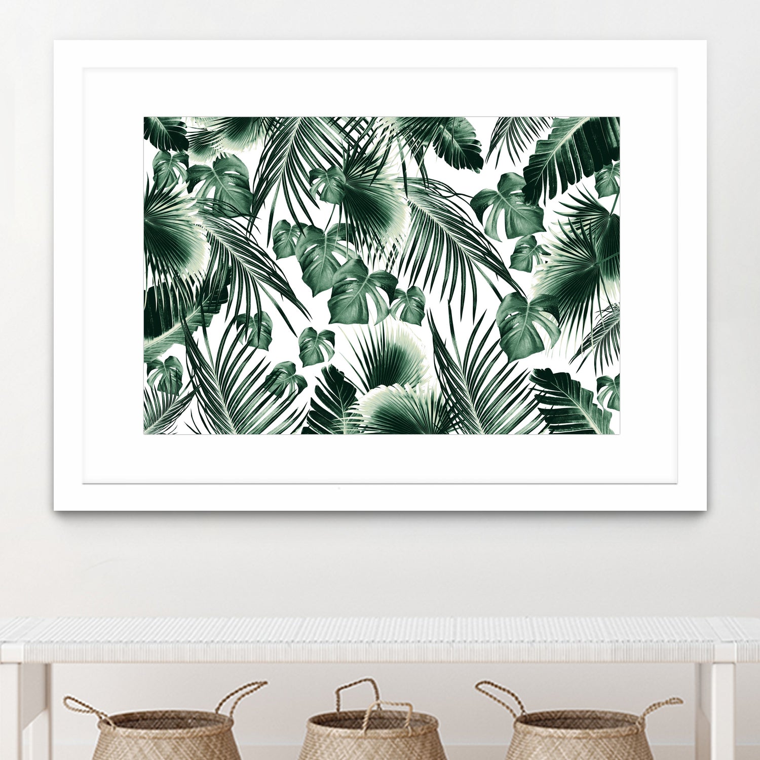 Tropical Jungle Leaves 7  by Anitas Bellas Art on GIANT ART - green botanical leaves