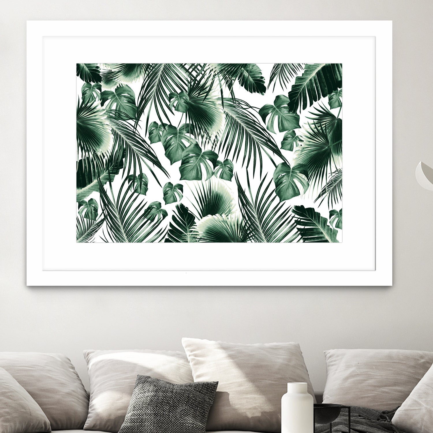 Tropical Jungle Leaves 7  by Anitas Bellas Art on GIANT ART - green botanical leaves