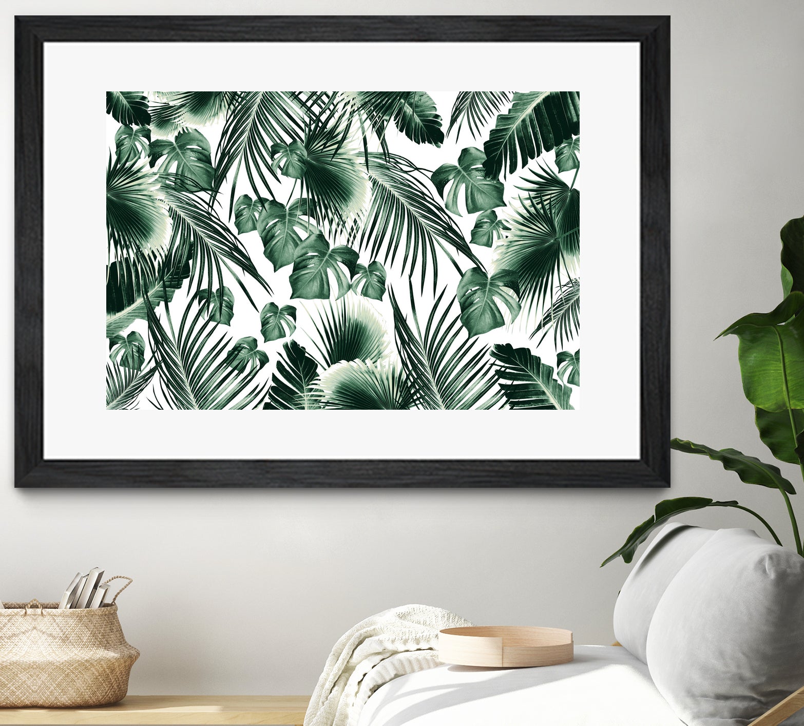 Tropical Jungle Leaves 7  by Anitas Bellas Art on GIANT ART - green botanical leaves