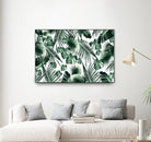 Tropical Jungle Leaves 7  by Anitas Bellas Art on GIANT ART - green botanical leaves