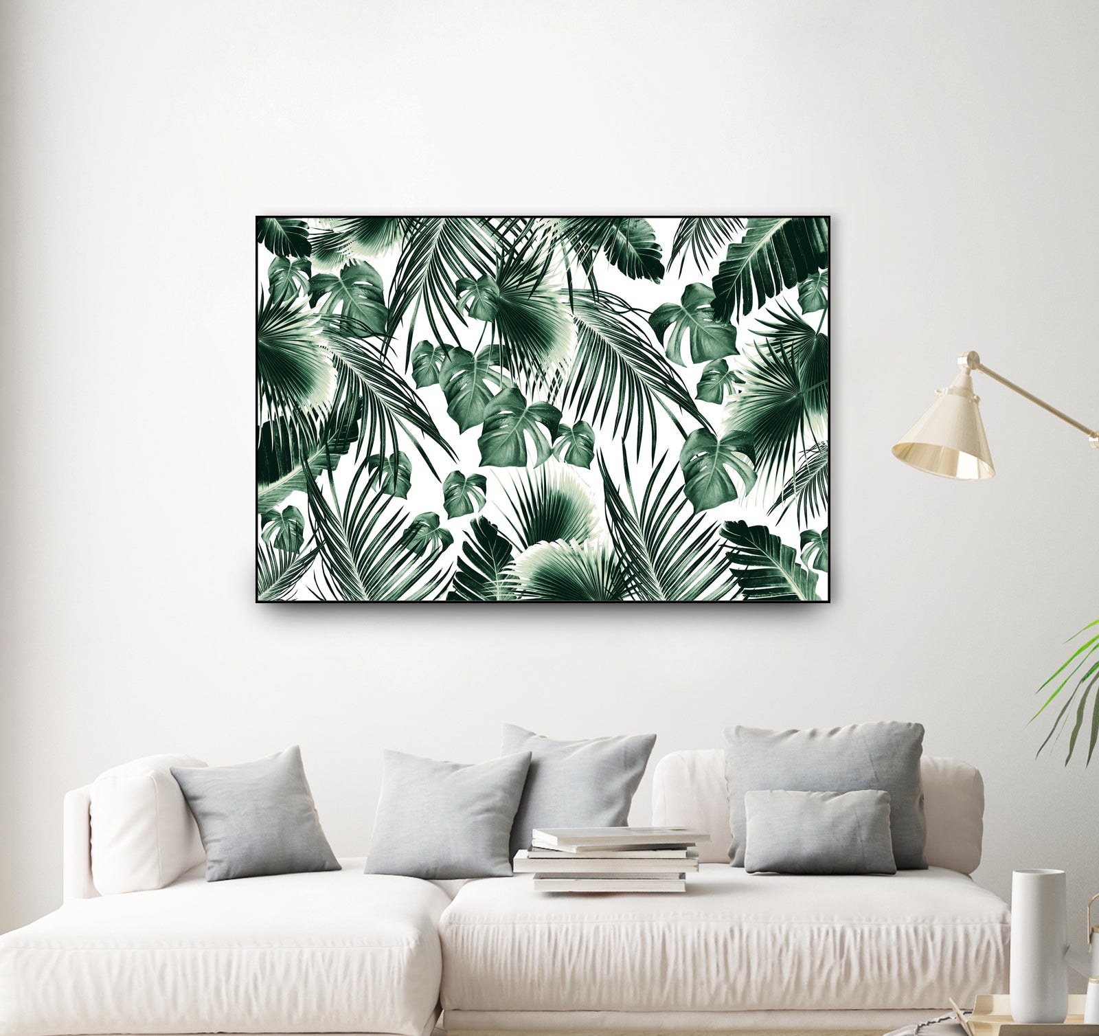 Tropical Jungle Leaves 7  by Anitas Bellas Art on GIANT ART - green botanical leaves