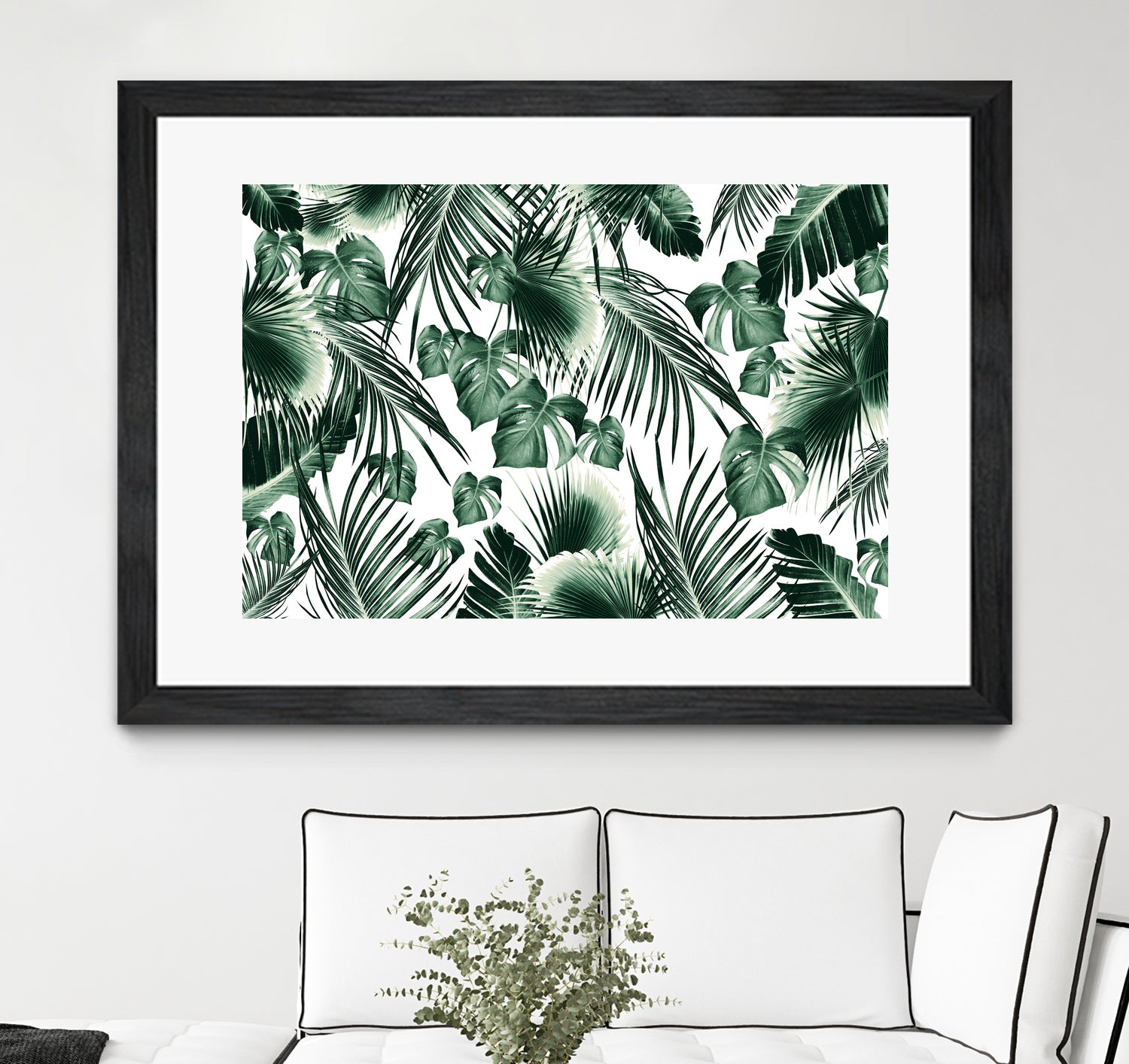 Tropical Jungle Leaves 7  by Anitas Bellas Art on GIANT ART - green botanical leaves