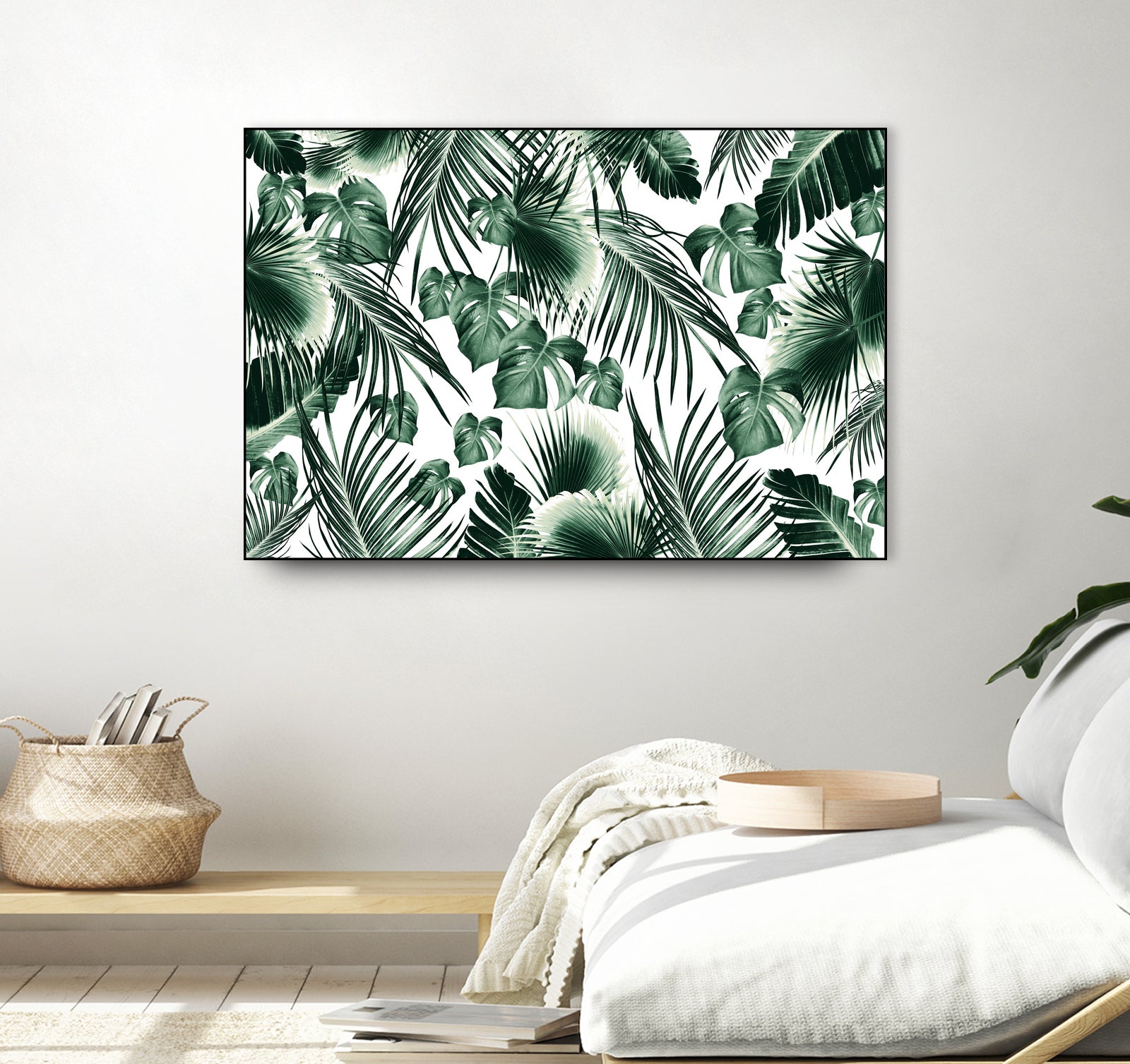 Tropical Jungle Leaves 7  by Anitas Bellas Art on GIANT ART - green botanical leaves