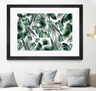 Tropical Jungle Leaves 7  by Anitas Bellas Art on GIANT ART - green botanical leaves