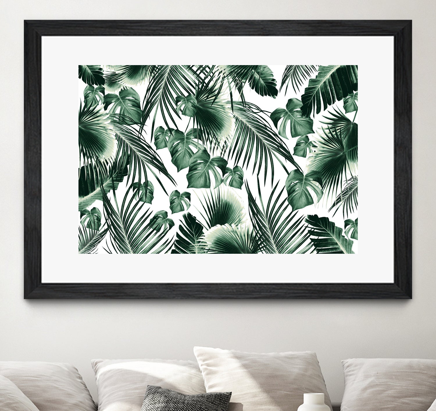 Tropical Jungle Leaves 7  by Anitas Bellas Art on GIANT ART - green botanical leaves