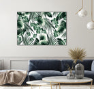 Tropical Jungle Leaves 7  by Anitas Bellas Art on GIANT ART - green botanical leaves