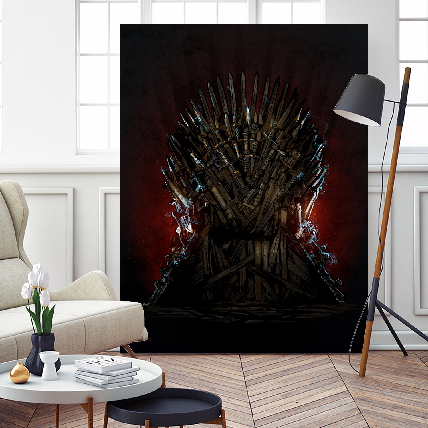 Iron Throne by Nikita Abakumov on GIANT ART - black digital painting