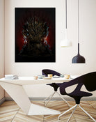 Iron Throne by Nikita Abakumov on GIANT ART - black digital painting