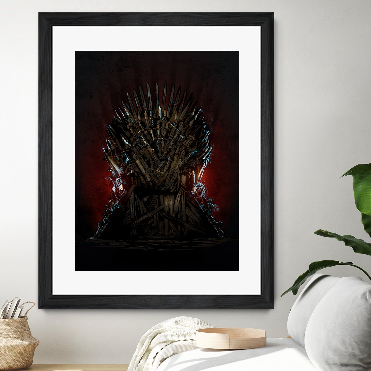 Iron Throne by Nikita Abakumov on GIANT ART - black digital painting