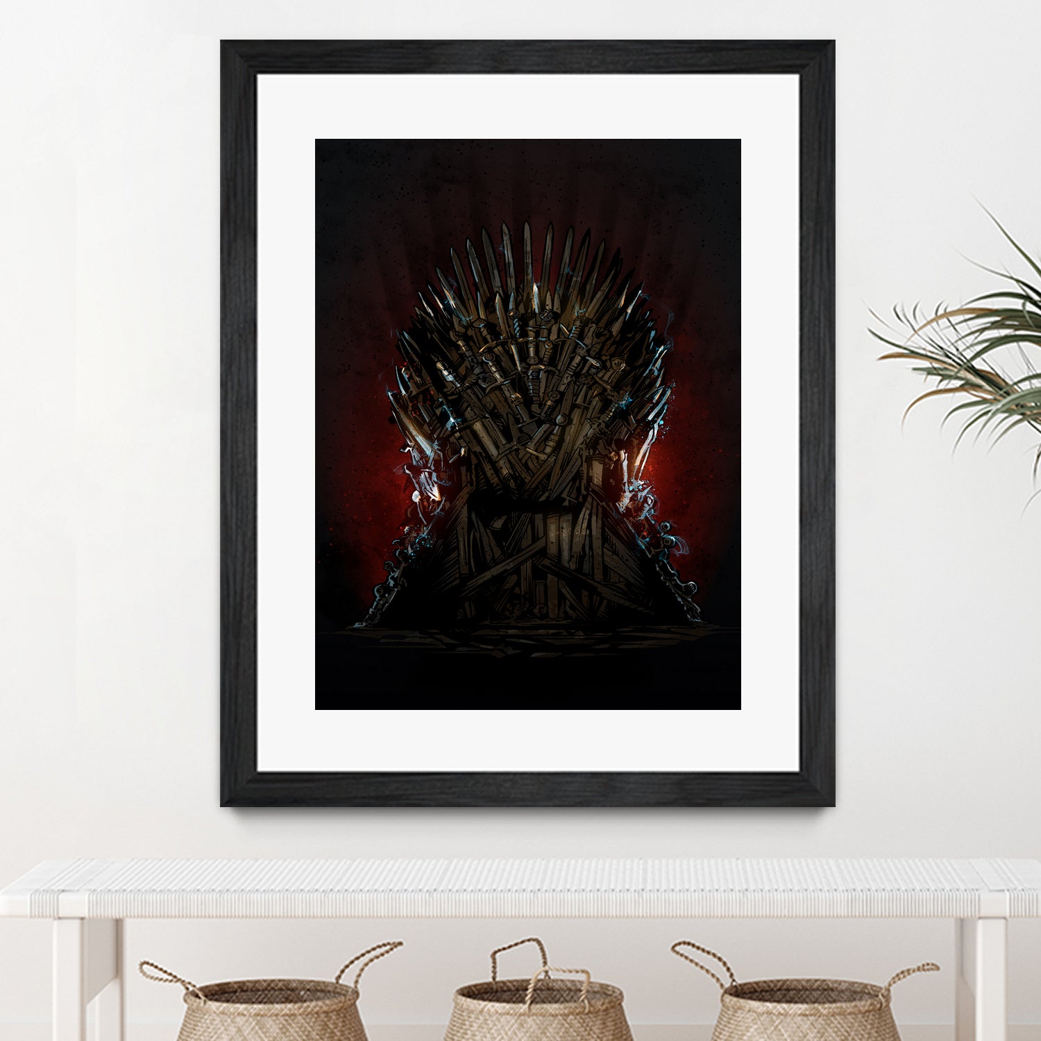 Iron Throne by Nikita Abakumov on GIANT ART - black digital painting