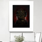 Iron Throne by Nikita Abakumov on GIANT ART - black digital painting