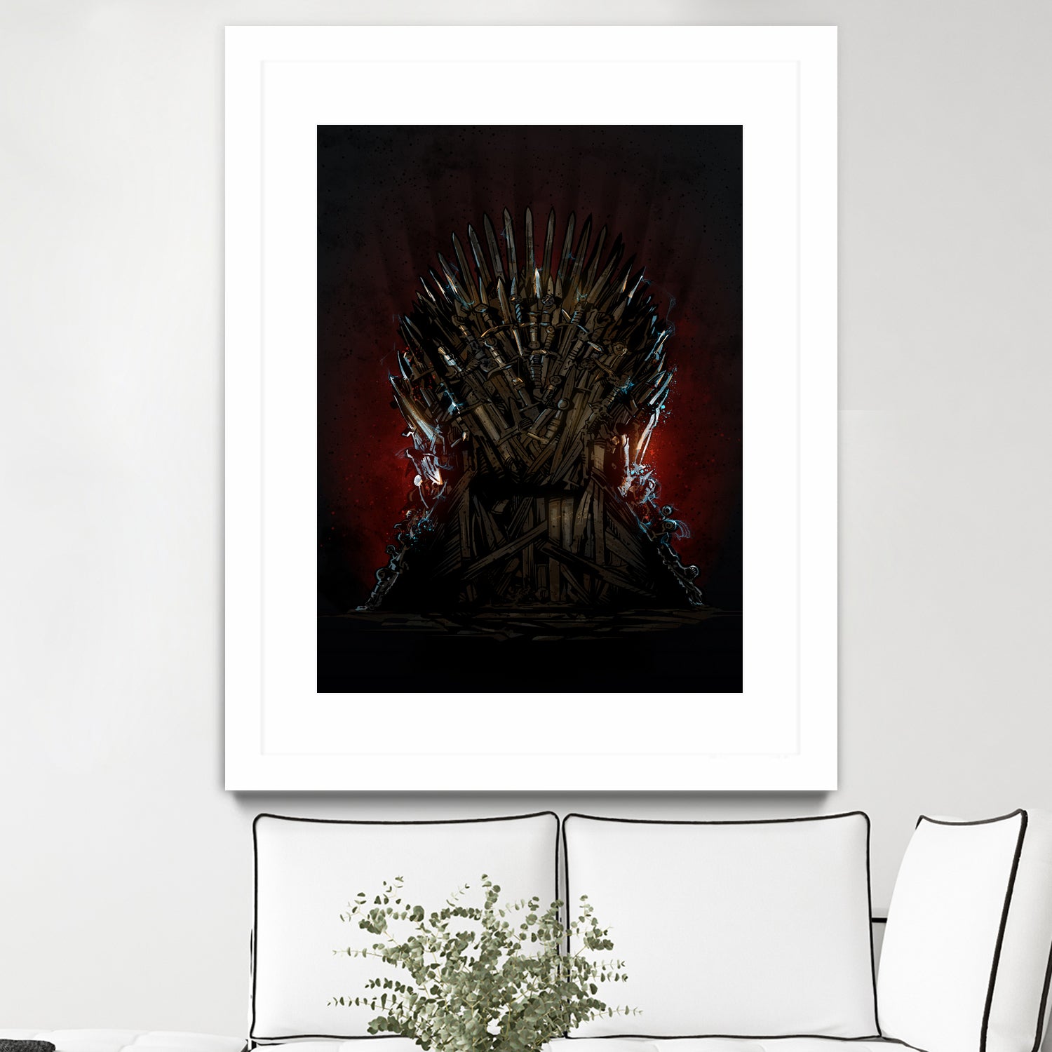 Iron Throne by Nikita Abakumov on GIANT ART - black digital painting