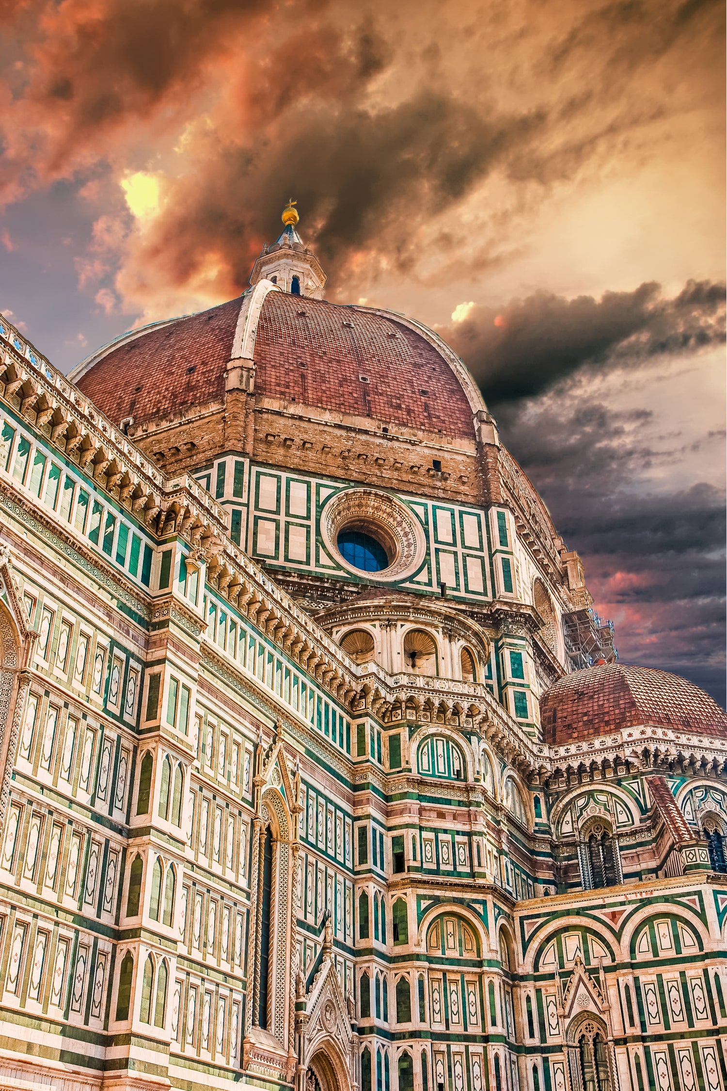 Florence Church Il Duomo by Darryl Brooks on GIANT ART - brown photo manipulation