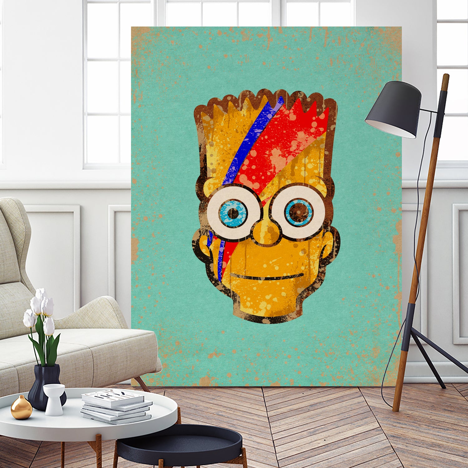 Ziggy Bartdust by Nick Beery on GIANT ART - yellow digital painting