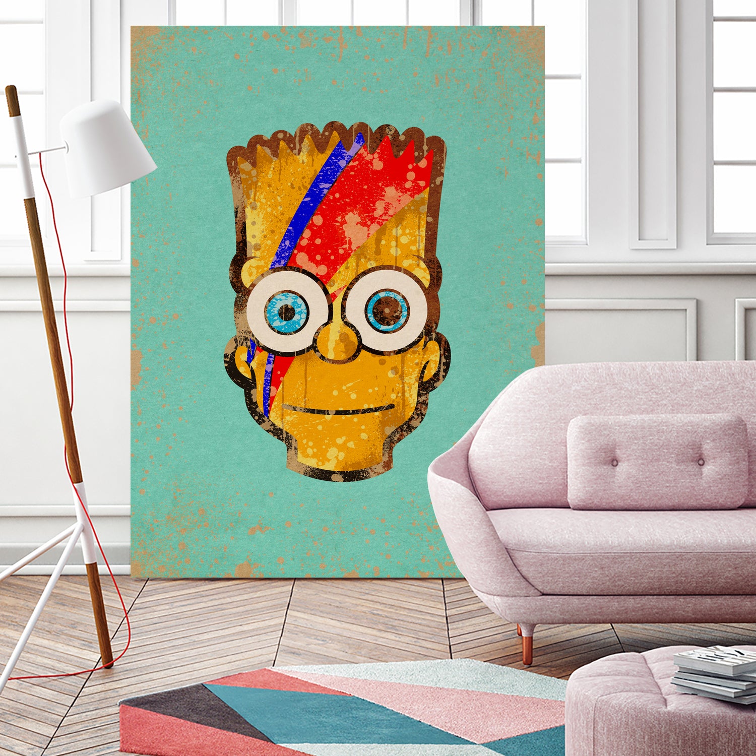 Ziggy Bartdust by Nick Beery on GIANT ART - yellow digital painting