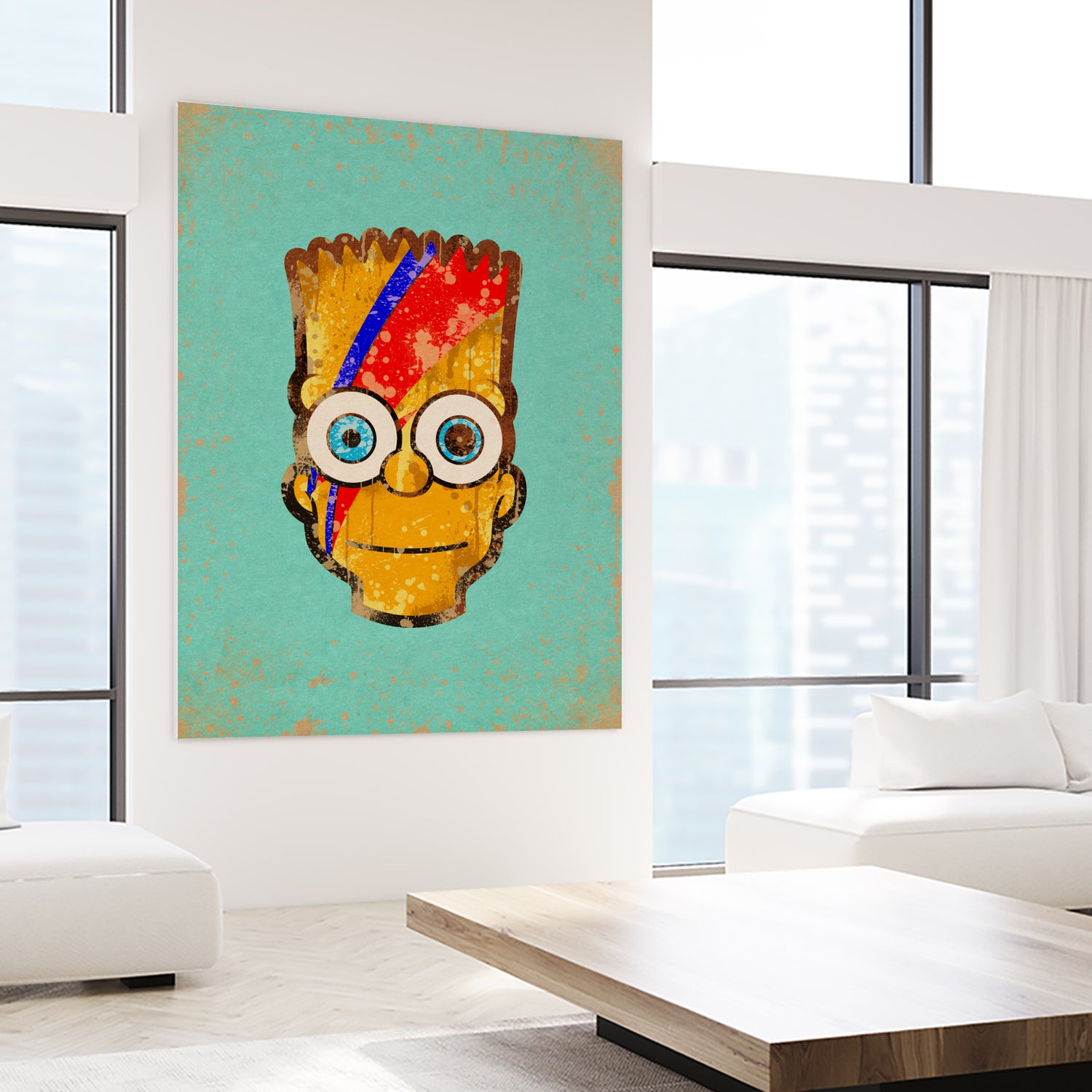 Ziggy Bartdust by Nick Beery on GIANT ART - yellow digital painting