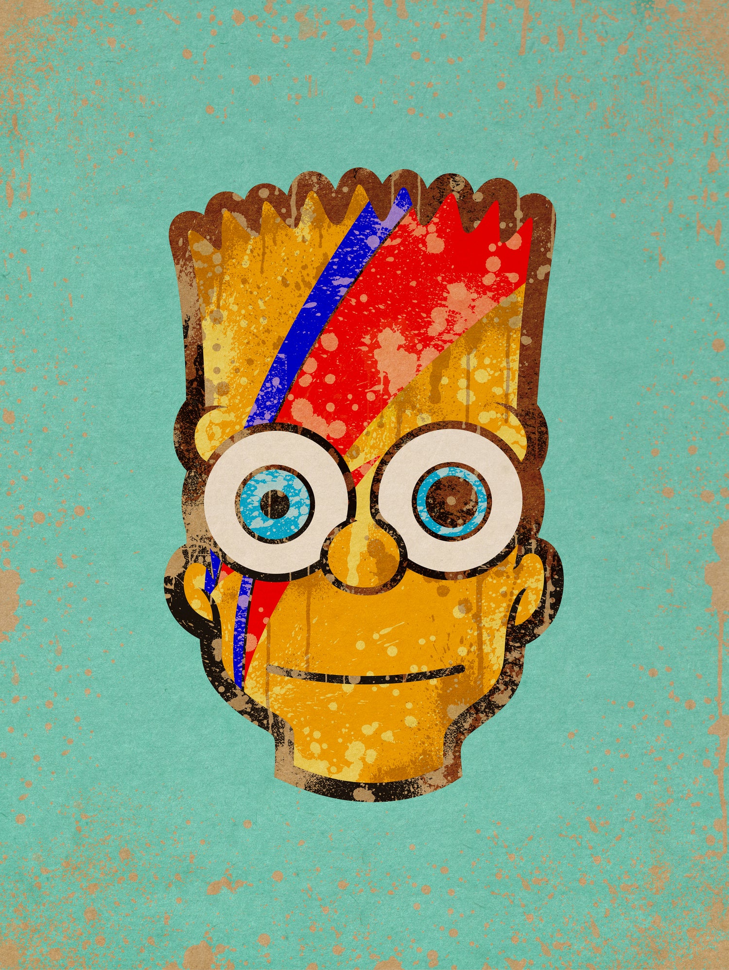 Ziggy Bartdust by Nick Beery on GIANT ART - yellow digital painting