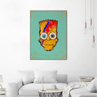 Ziggy Bartdust by Nick Beery on GIANT ART - yellow digital painting