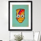 Ziggy Bartdust by Nick Beery on GIANT ART - yellow digital painting