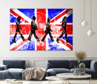 Beatles | Abbey Road | Pop Art by William Cuccio on GIANT ART - red digital painting