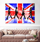 Beatles | Abbey Road | Pop Art by William Cuccio on GIANT ART - red digital painting