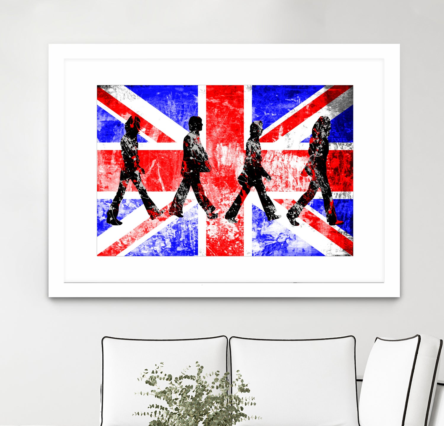 Beatles | Abbey Road | Pop Art by William Cuccio on GIANT ART - red digital painting