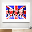 Beatles | Abbey Road | Pop Art by William Cuccio on GIANT ART - red digital painting