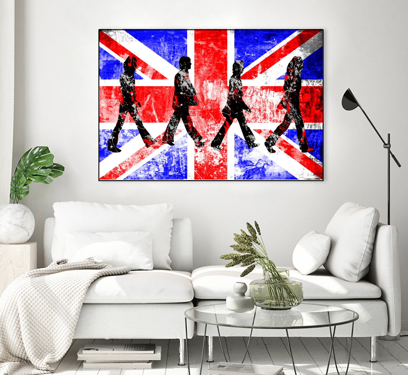 Beatles | Abbey Road | Pop Art by William Cuccio on GIANT ART - red digital painting