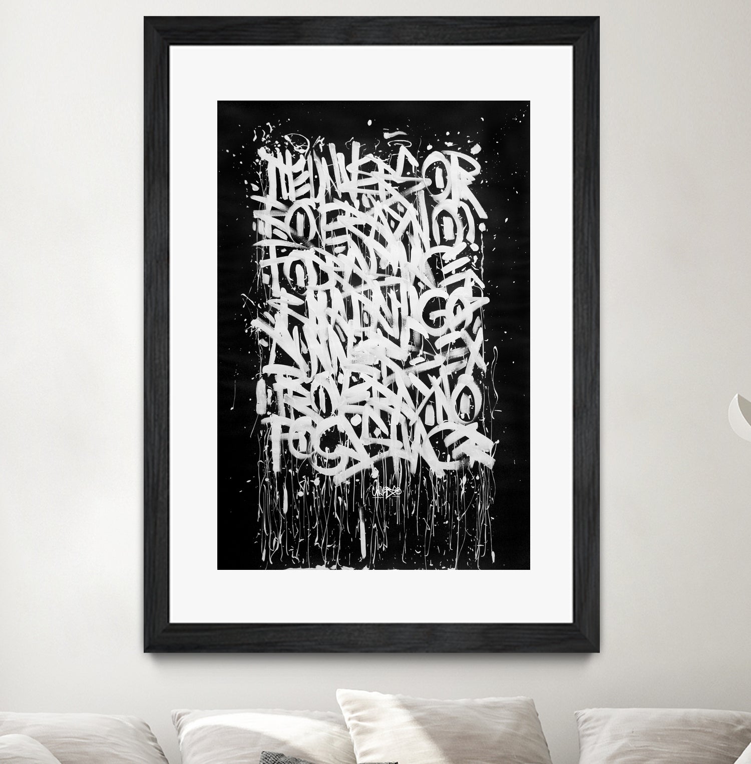 Universo by Nozvvu vvu on GIANT ART - white typography