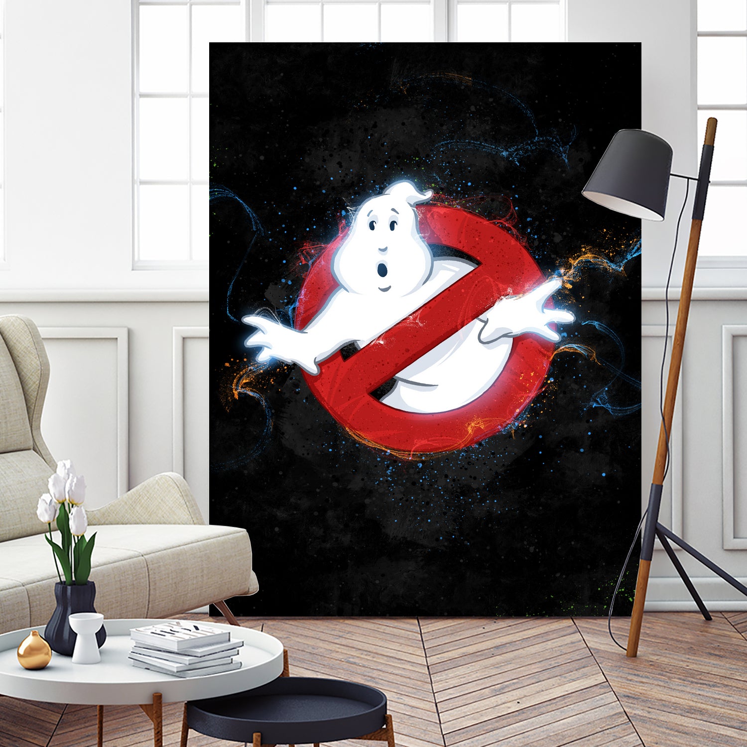 Ghostbusters by Nikita Abakumov on GIANT ART - black digital painting