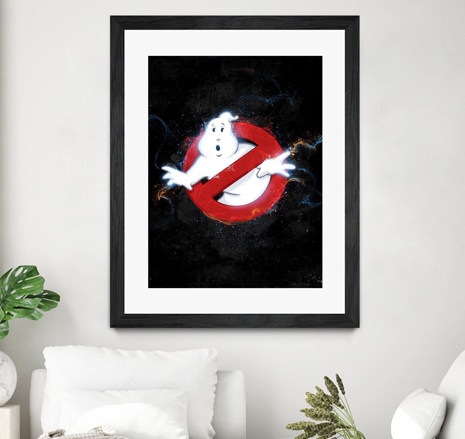 Ghostbusters by Nikita Abakumov on GIANT ART - black digital painting