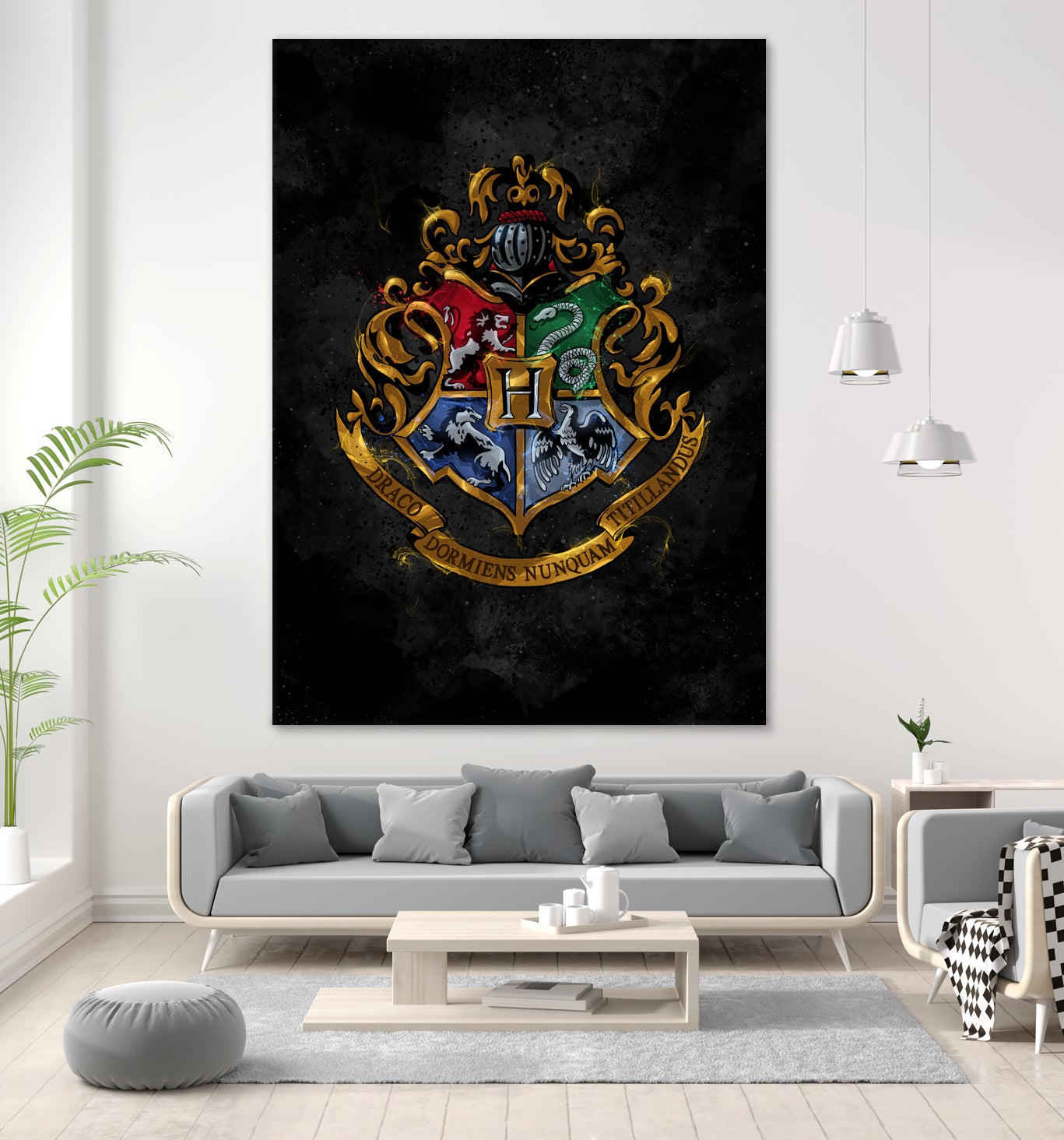 Hogwarts by Nikita Abakumov on GIANT ART - black digital painting