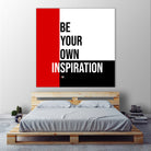 Your Inspiration by Mariana Angelova on GIANT ART - red typography