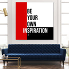 Your Inspiration by Mariana Angelova on GIANT ART - red typography