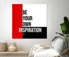 Your Inspiration by Mariana Angelova on GIANT ART - red typography